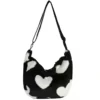 Novelty Character-Print Canvas Crossbody Bag Cow-print style 2 SKU overview reference
