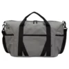 Minimalist Oxford Travel Duffel with Anti-Theft Pocket Gray color SKU reference