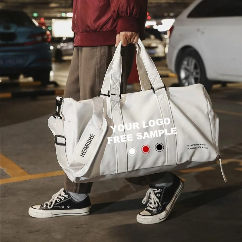 PU Gym Duffel with Shoe Compartment in Two Sizes product reference image