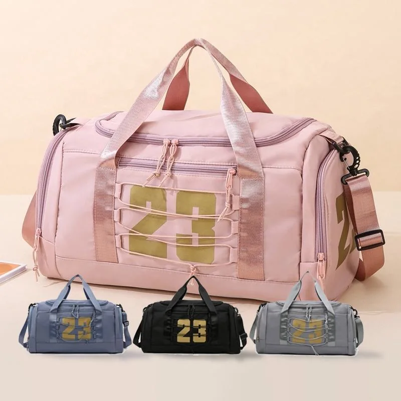 Polyester Duffel with Two Side Shoe Compartments product reference image