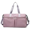 Letter-Print Polyester Duffel with Shoe Storage Pink color SKU reference