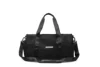 Polyester Gym Duffel with Shoe Compartment Black color SKU reference