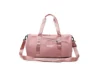 Polyester Gym Duffel with Shoe Compartment Pink color SKU reference
