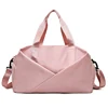 Polyester Gym Duffel with Shoe Compartment in Two Sizes Pink color SKU reference