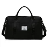 Two-Size Nylon Travel Duffel with Rope Handles Black color SKU reference