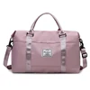Two-Size Nylon Travel Duffel with Rope Handles Purple color SKU reference