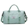 Two-Size Nylon Travel Duffel with Rope Handles Light green color SKU reference