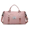 Two-Size Nylon Travel Duffel with Rope Handles Pink color SKU reference