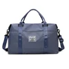 Two-Size Nylon Travel Duffel with Rope Handles Blue color SKU reference