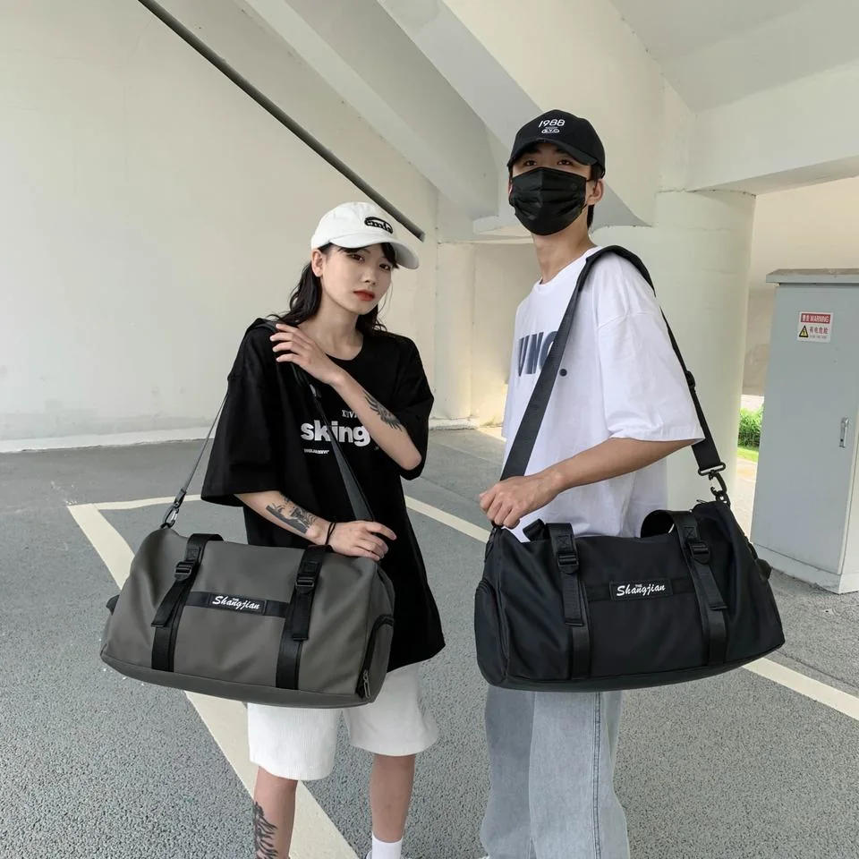 Nylon Travel Duffel with Soft Grip and Shoe Storage product reference image