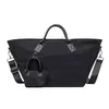 Polyester Sport & Travel Weekender with Charm Pouch Black color SKU reference