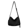 Quilted Nylon Gym & Travel Duffel Black color SKU reference