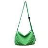 Quilted Nylon Gym & Travel Duffel Green color SKU reference
