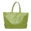 Large PU Shoulder & Shopping Tote Green color SKU reference