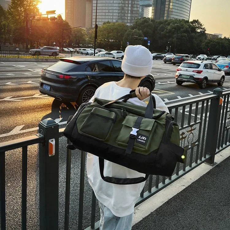 Nylon Travel Duffel with Dry-Wet and Shoe Storage product reference image