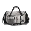 Nylon Travel Duffel with Dry-Wet and Shoe Storage Gray color SKU reference
