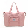 Travel Duffel with Trolley Sleeve and Wet-Dry Storage Pink color SKU reference