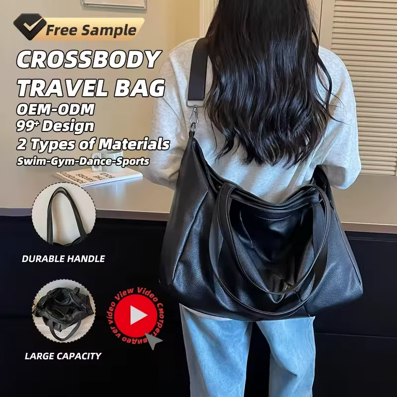 Travel Shoulder Duffel with Anti-Theft Pocket product reference image