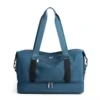 Polyester Travel Duffel with Separate Shoe Compartment Dark blue color SKU reference