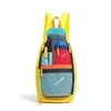 Lightweight Nylon Backpack with Multiple Pockets Yellow color SKU reference