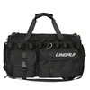 Polyester Weekender Duffel with Shoe Compartment Black color SKU reference