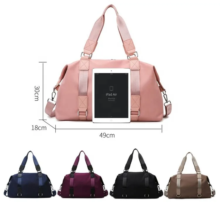 Nylon Dry-Wet Travel Duffel with Trolley Sleeve product reference image