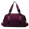 Nylon Dry-Wet Travel Duffel with Trolley Sleeve Purple color SKU reference