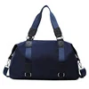 Nylon Dry-Wet Travel Duffel with Trolley Sleeve Navy color SKU reference