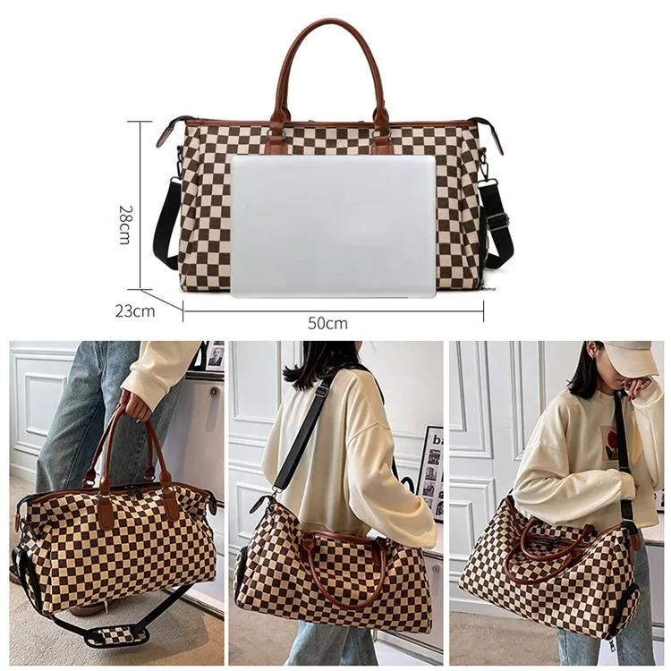 Travel Duffel Bag with Shoe Compartment product reference image