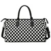 Travel Duffel Bag with Shoe Compartment Black color SKU reference