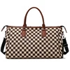 Travel Duffel Bag with Shoe Compartment Dark khaki color SKU reference