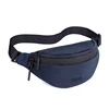 Water-Resistant Nylon Waist Bag Navy color SKU reference