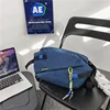 Colorblock Oxford Running Belt Bag in Two Sizes Navy color SKU reference