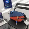 Colorblock Oxford Running Belt Bag in Two Sizes Red color SKU reference