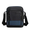 Polyester Sports Chest Sling Bag with USB Port Navy color SKU reference
