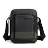 Polyester Sports Chest Sling Bag with USB Port Green color SKU reference