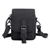 Adjustable Polyester Tactical Waist and Chest Bag Black color SKU reference