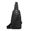 Slim Polyester Crossbody Bag with USB Charging Port SKU reference 03 color SKU reference