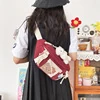 Large-Capacity Polyester Waist Bag with Adjustable Belt Burgundy color SKU reference