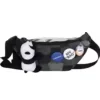 Polyester Waist Bag with Clear PVC Zipper Pocket Color reference 01 color SKU reference