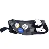 Polyester Waist Bag with Clear PVC Zipper Pocket Color reference 02 color SKU reference