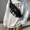 Unisex Polyester Running Waist Bag Black color SKU reference
