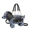 Dog-Shaped Checkered Crossbody Handbag · Two Style Options Blue style 2 color SKU reference