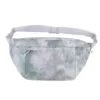 Tie-Dye Polyester Waist Bag with Adjustable Strap Mint tie-dye color SKU reference