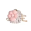 Novelty Beaded Acrylic Mini Evening Bag Flower · Gold SKU overview reference