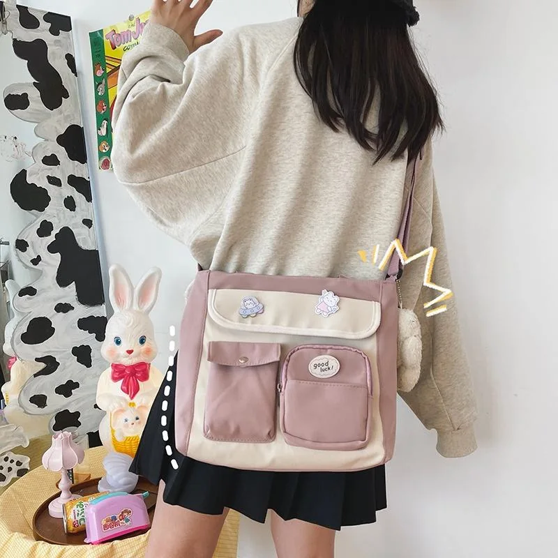Large-Capacity Nylon Crossbody Shoulder Bag product reference image