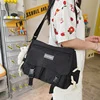 Retro-Graphic Nylon Crossbody Bag Black color SKU reference