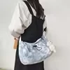 Printed Textile Drawstring Crossbody Tote Color reference 01 color SKU reference