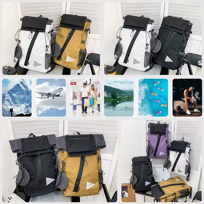 18 L Reflective Oxford Drawstring Travel Backpack product reference image