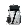18 L Reflective Oxford Drawstring Travel Backpack White color SKU reference